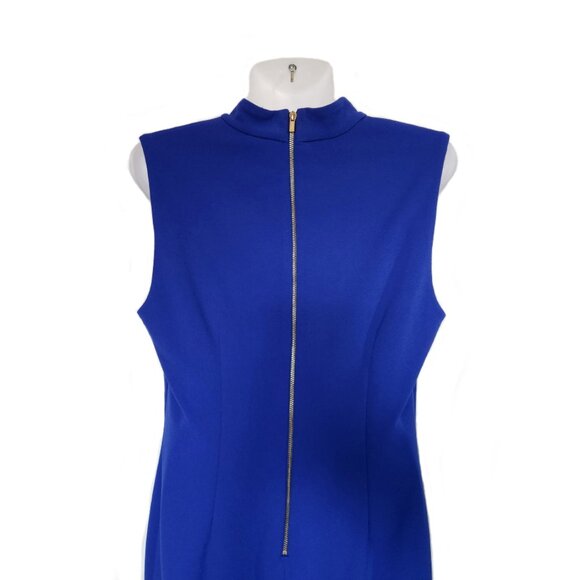 Like New Stunning Royal Blue Calvin Klein Bodycon Dress Size 6 - Picture 5 of 6